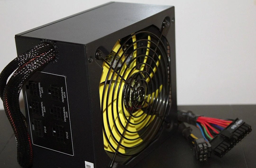 An example of a semi modular power supply unit