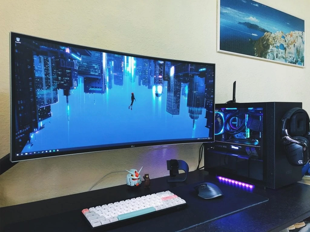 Figurines are a great way to personalize your gaming desk setup