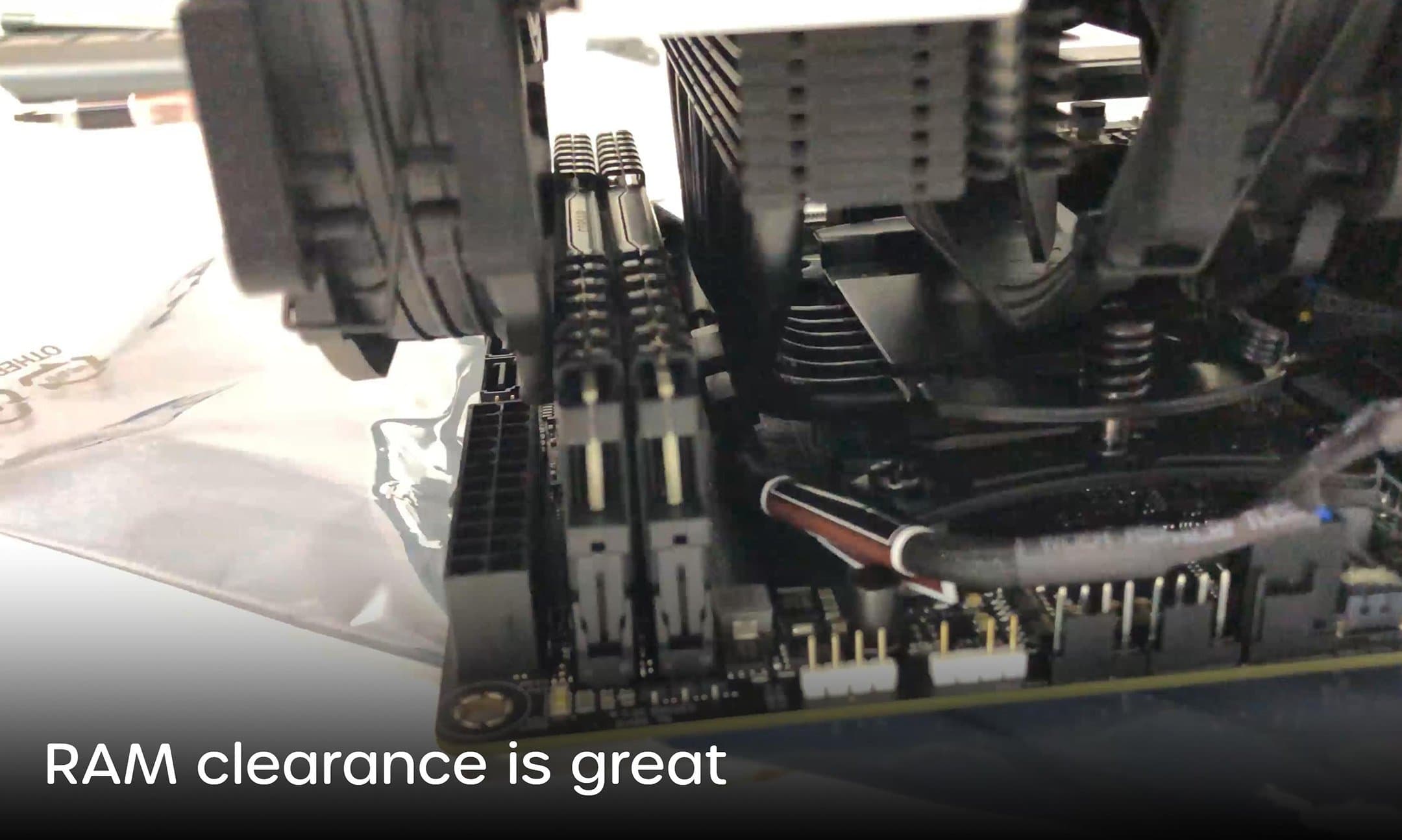 CPU Air cooler RAM clearance