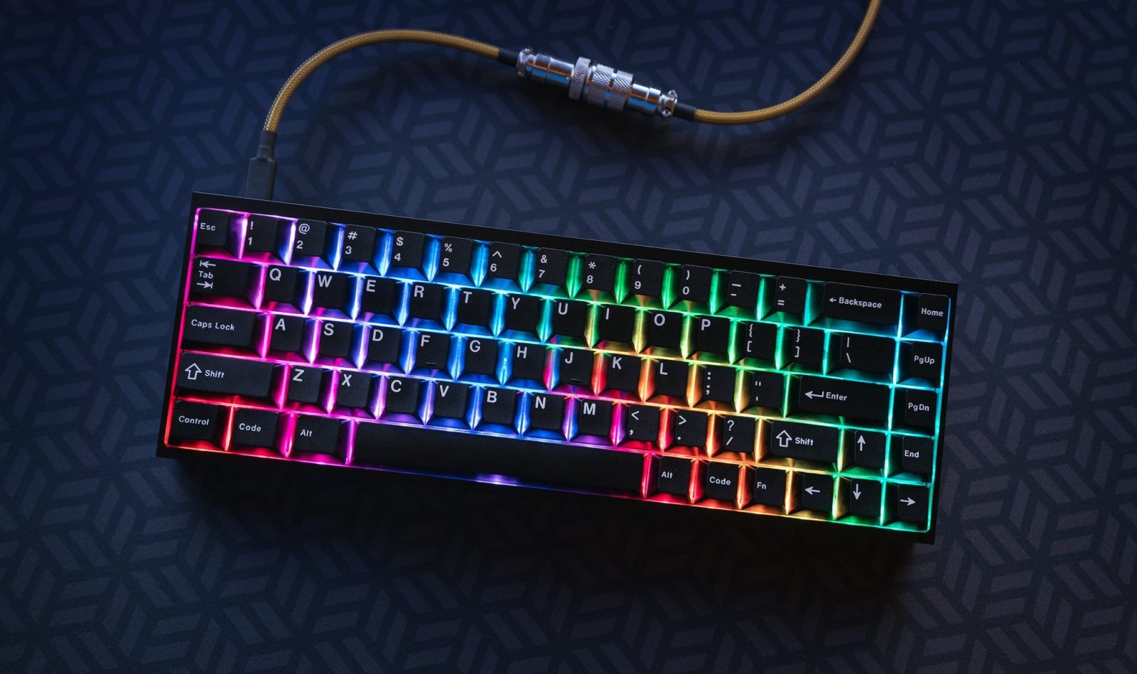 custom RGB mechanical keyboard