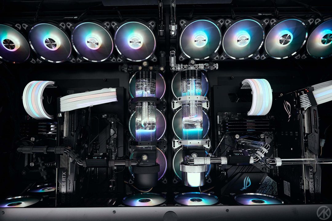 It takes a lot of hardware to fill a desk PC case.