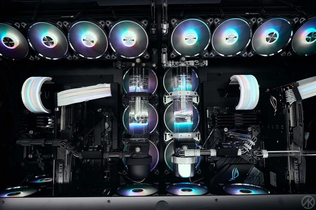It takes a lot of hardware to fill a desk PC case.