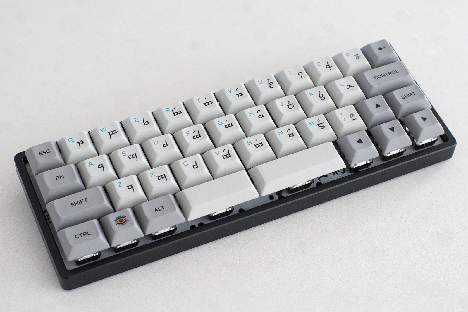 40% keyboard size example