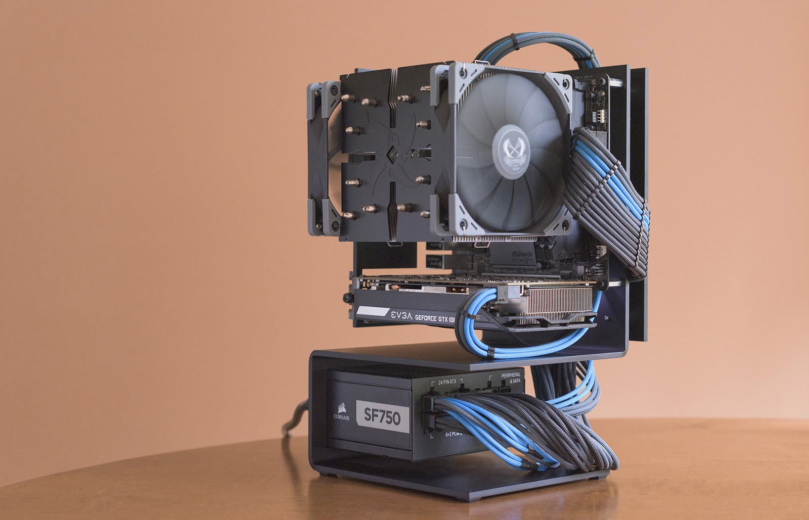 The weird modern art version of a PC case, in a good way.