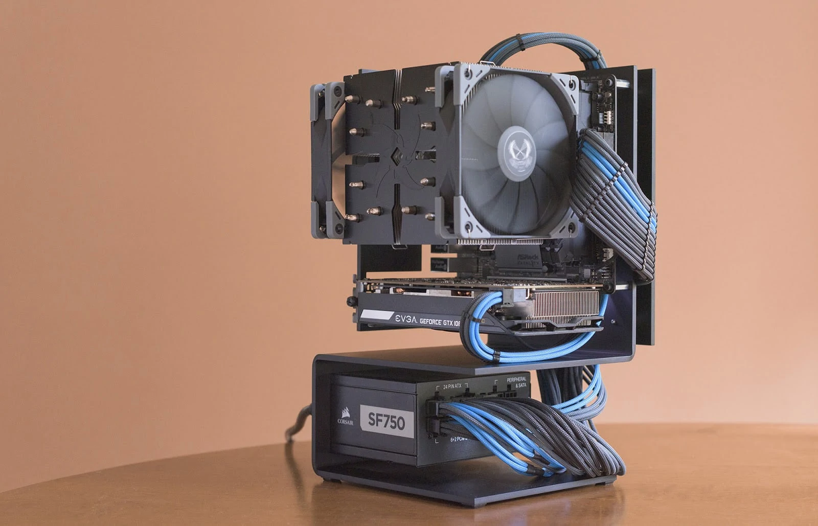 The weird modern art version of a PC case, in a good way.