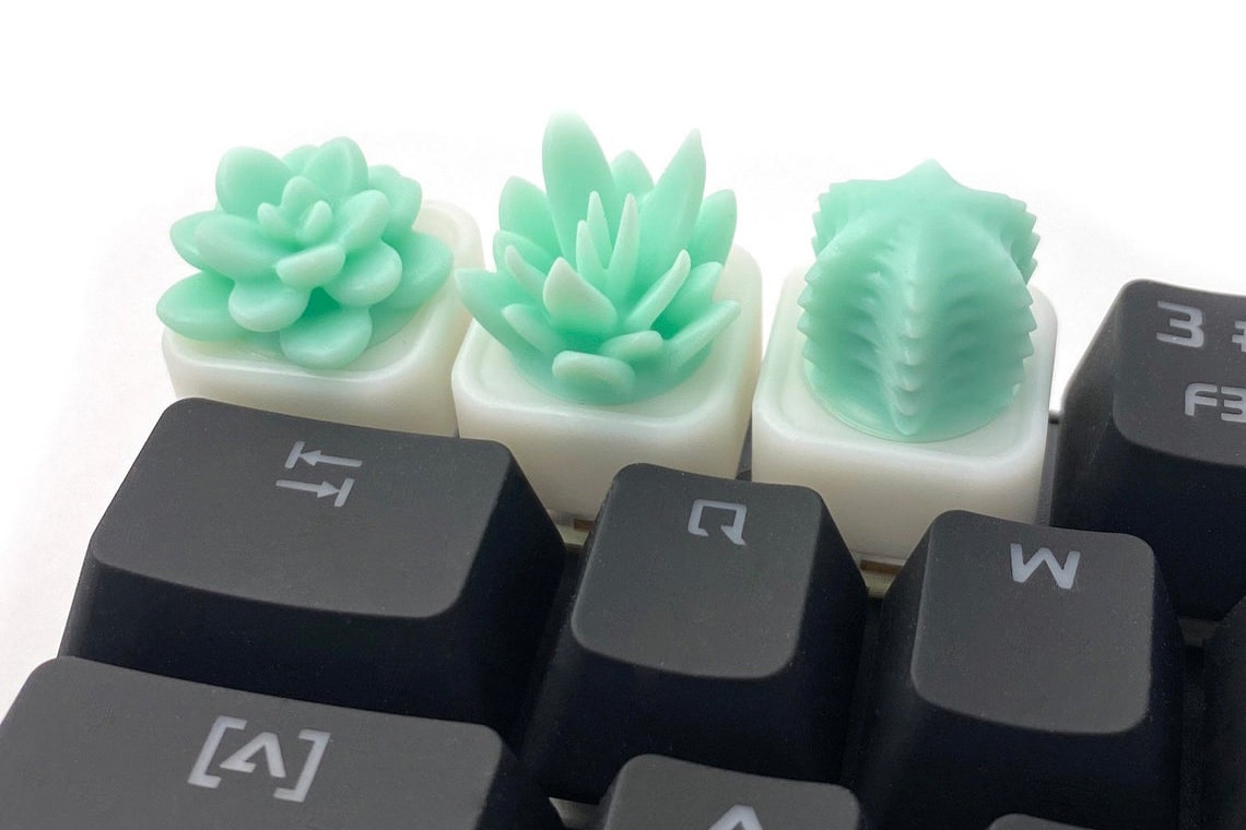 Succulent Plant artisan keycap by Capsmiths