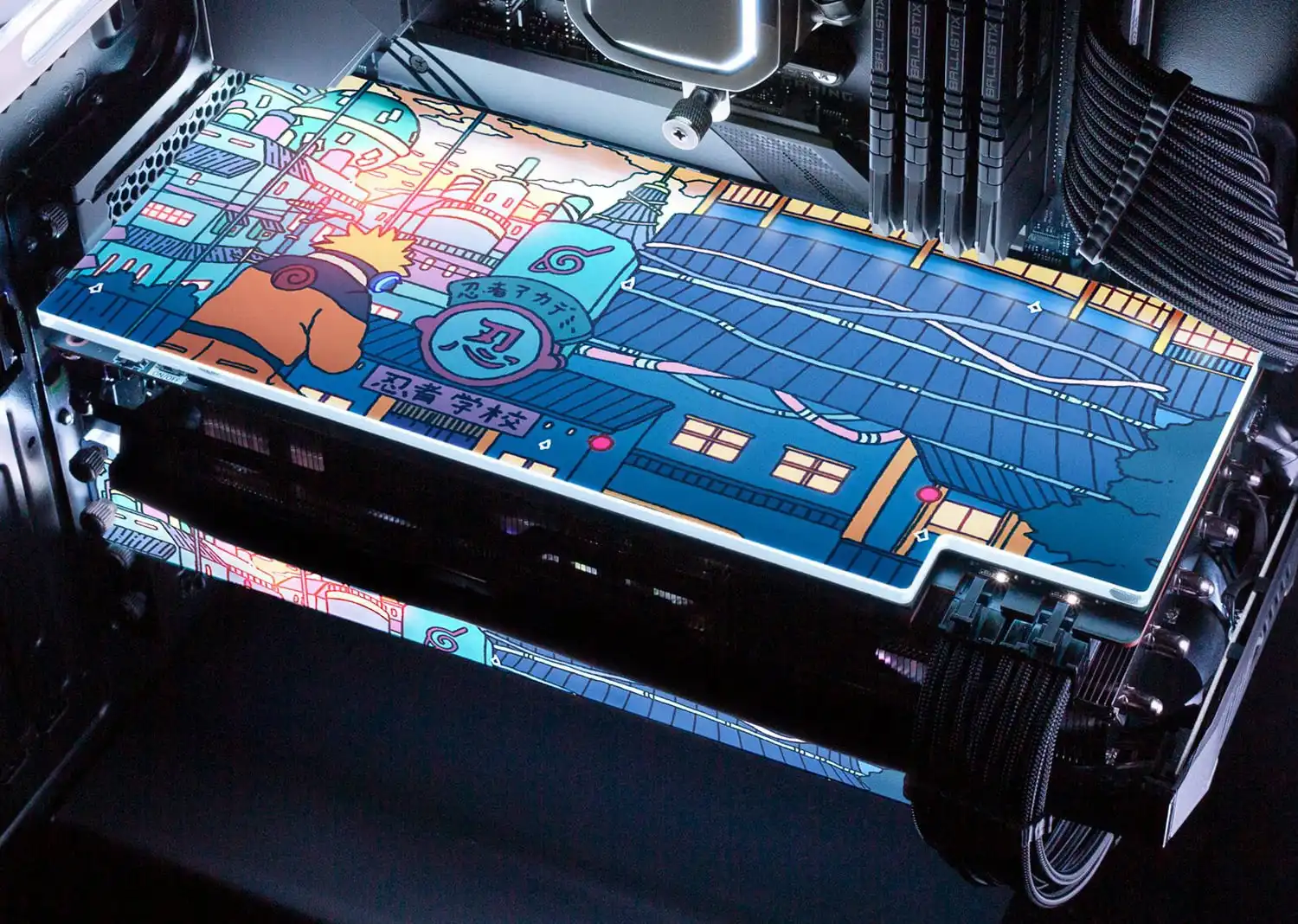 V1 Tech Naruto GPU backplate