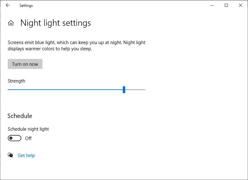 Windows 10's night light feature can help relieve video game eye strain.