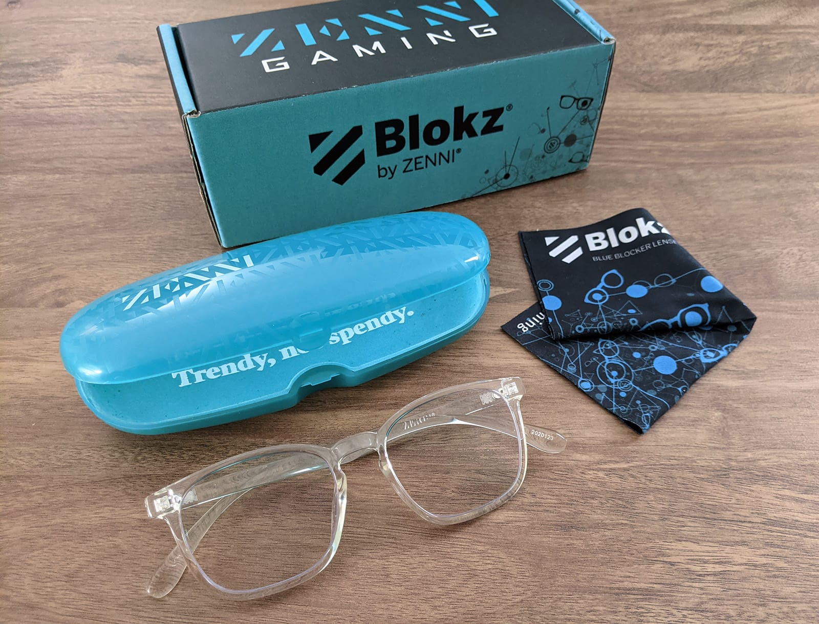 Our gaming glasses budget pick: Zenni Square Glasses.