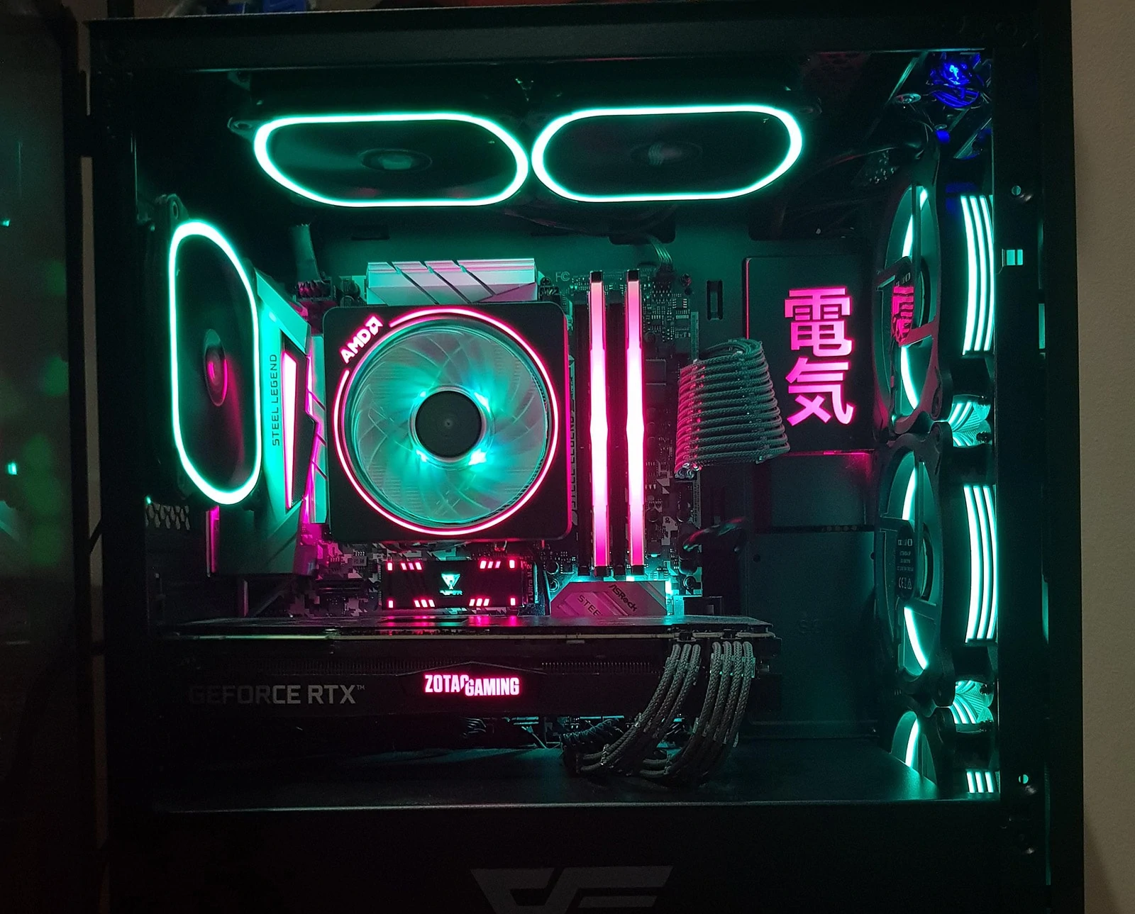 Enermax Squa RGB fan example build