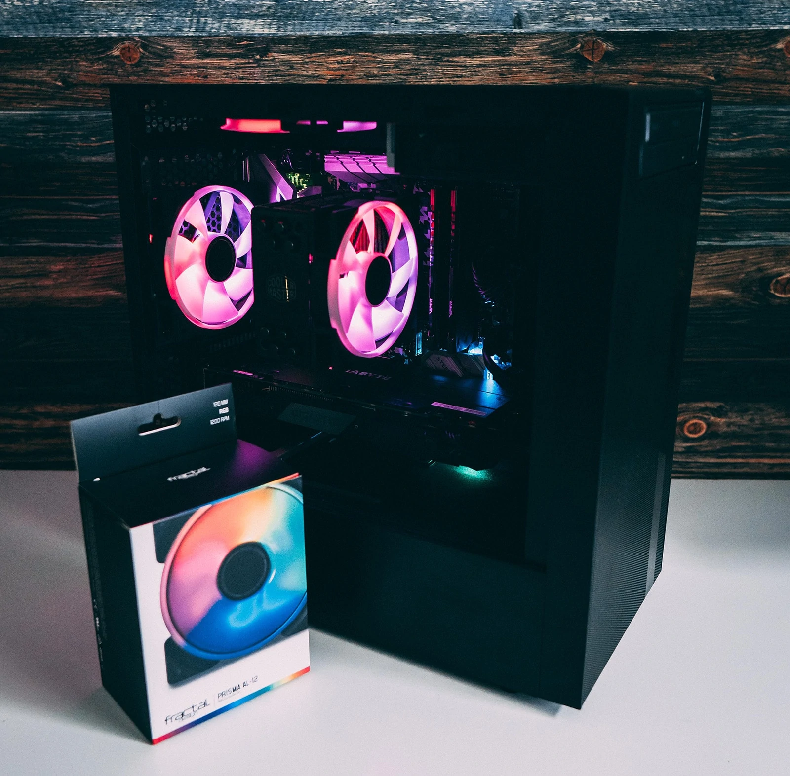 Fractal Design Prisma RGB fan example build
