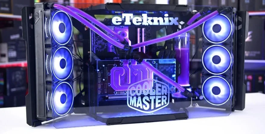 cooler master masterframe 700 open air pc case