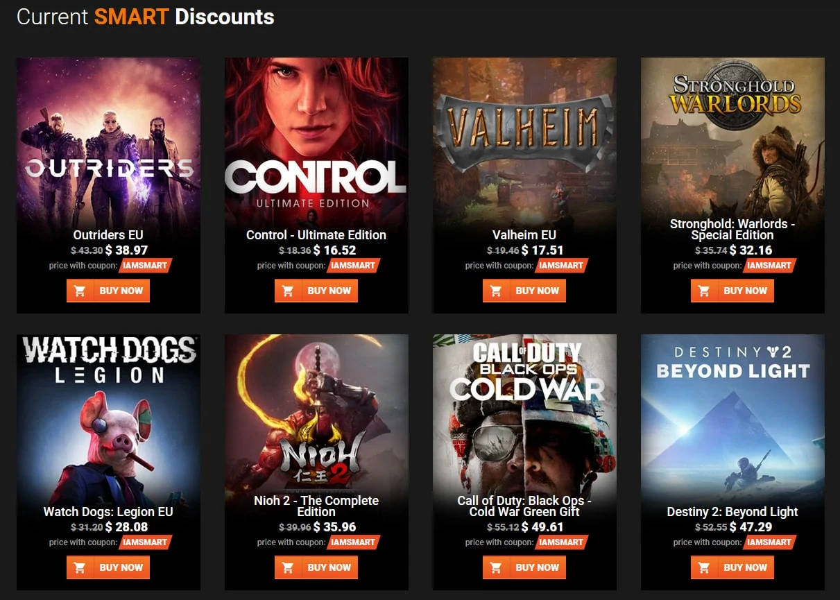 Gamivo's SMART discounts