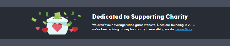 humble bundle's charity focus