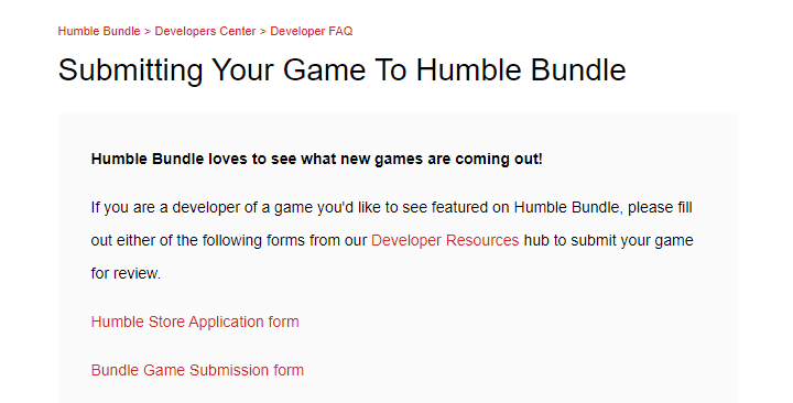 humble bundle developers docs