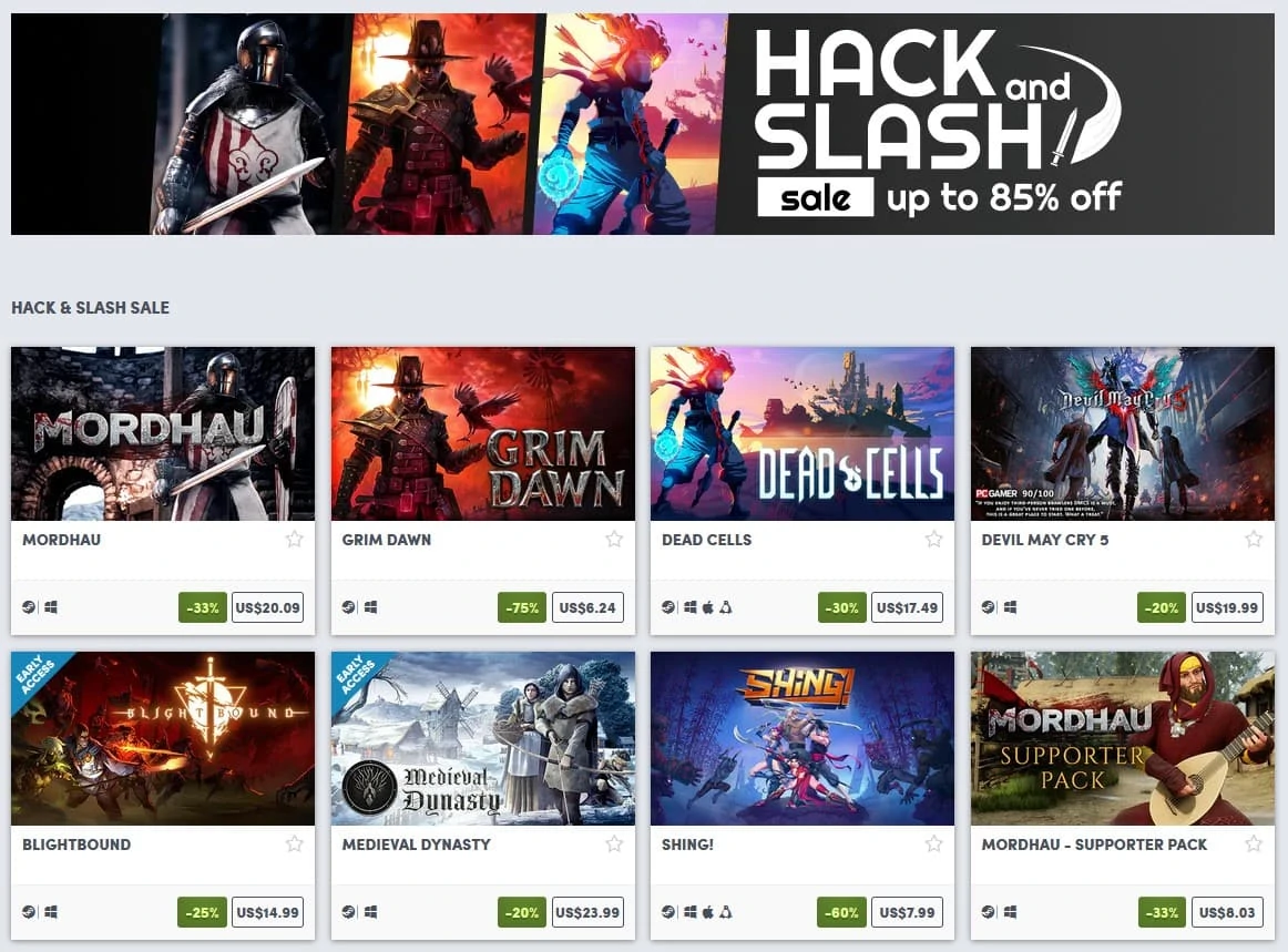 humble hack and slash