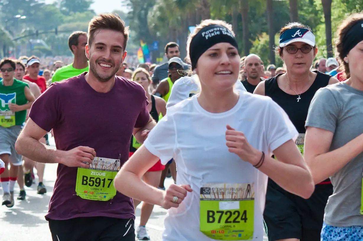 ridiculously photogenic runner