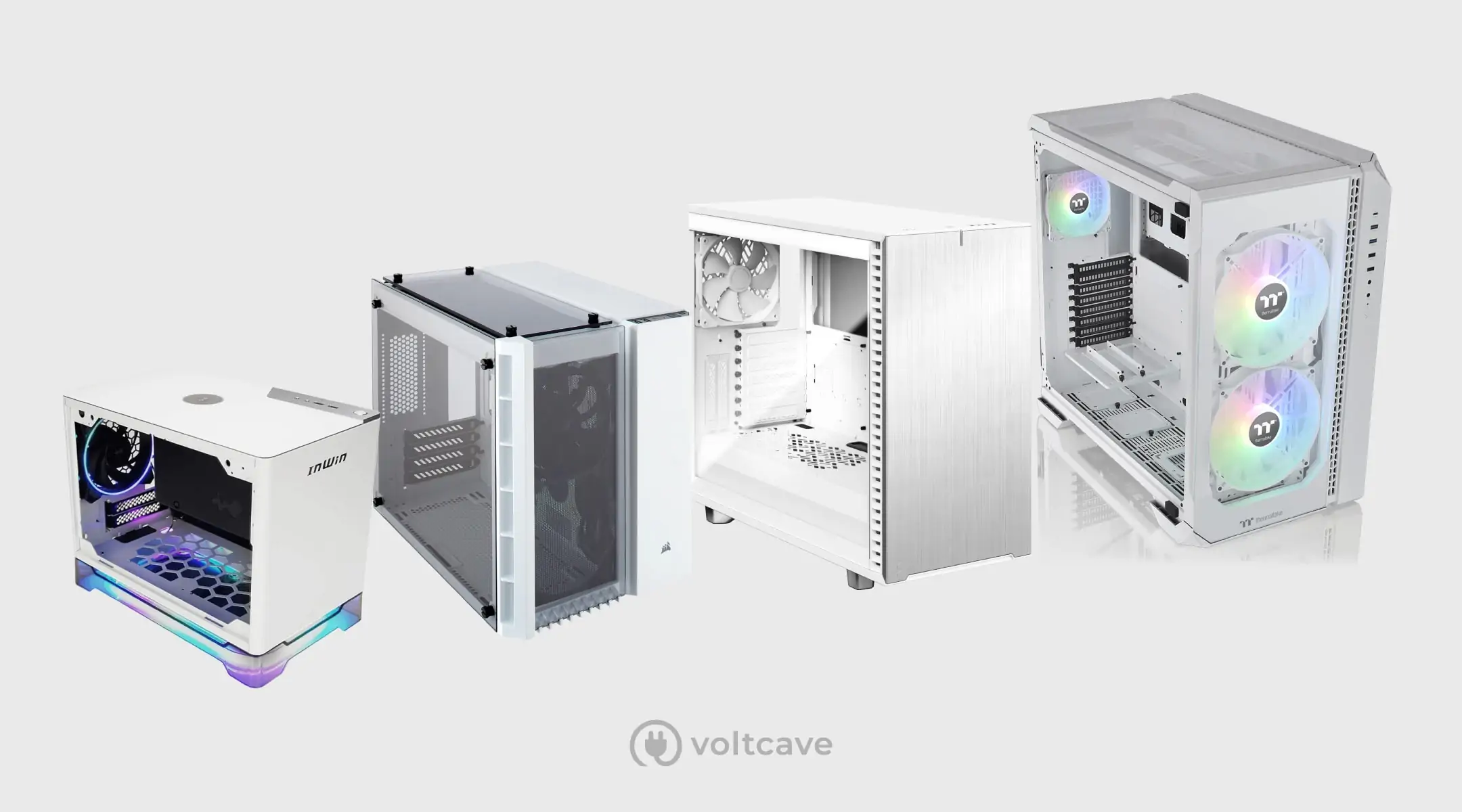 best white pc cases