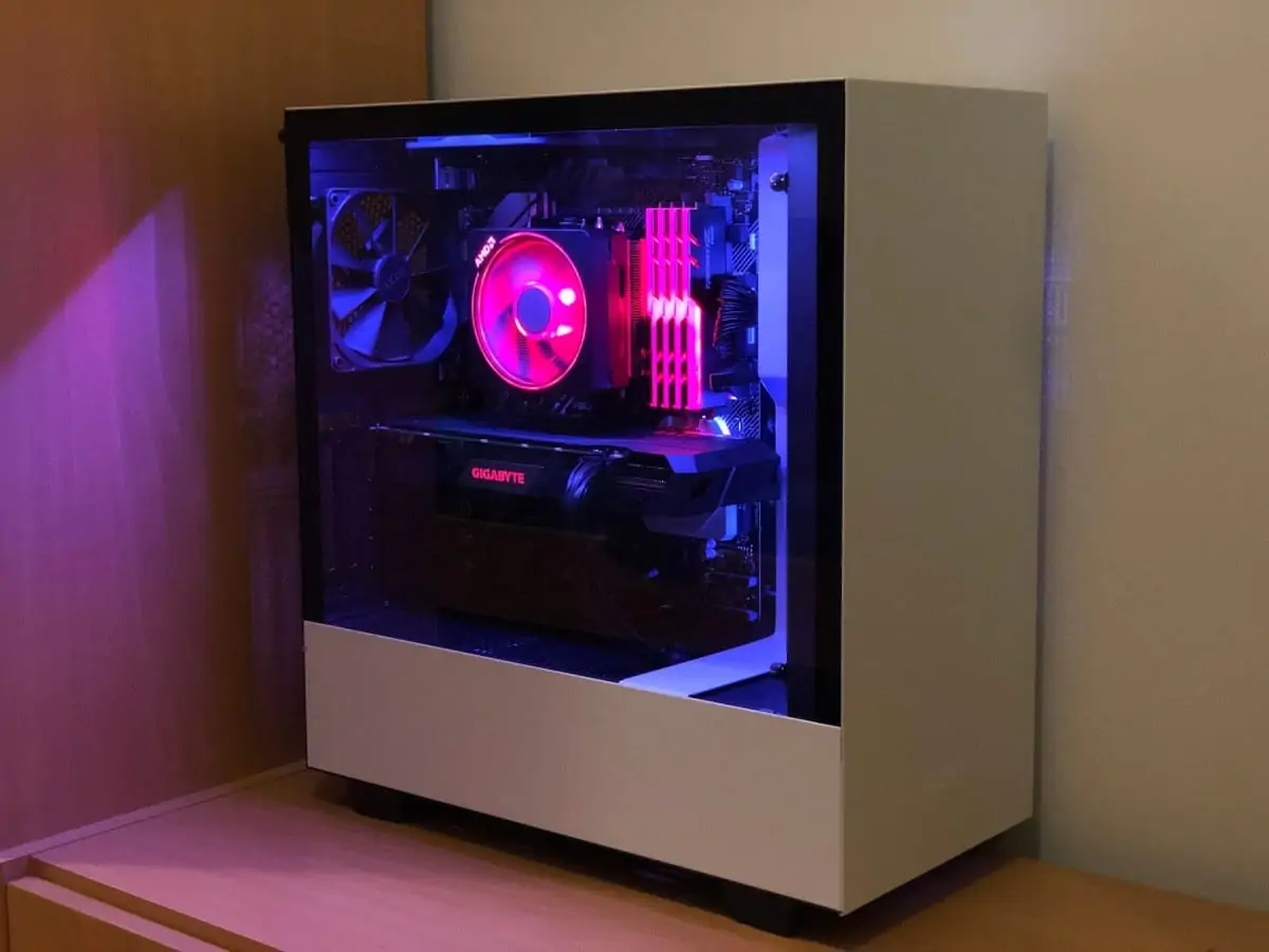 White NZXT H510 example build