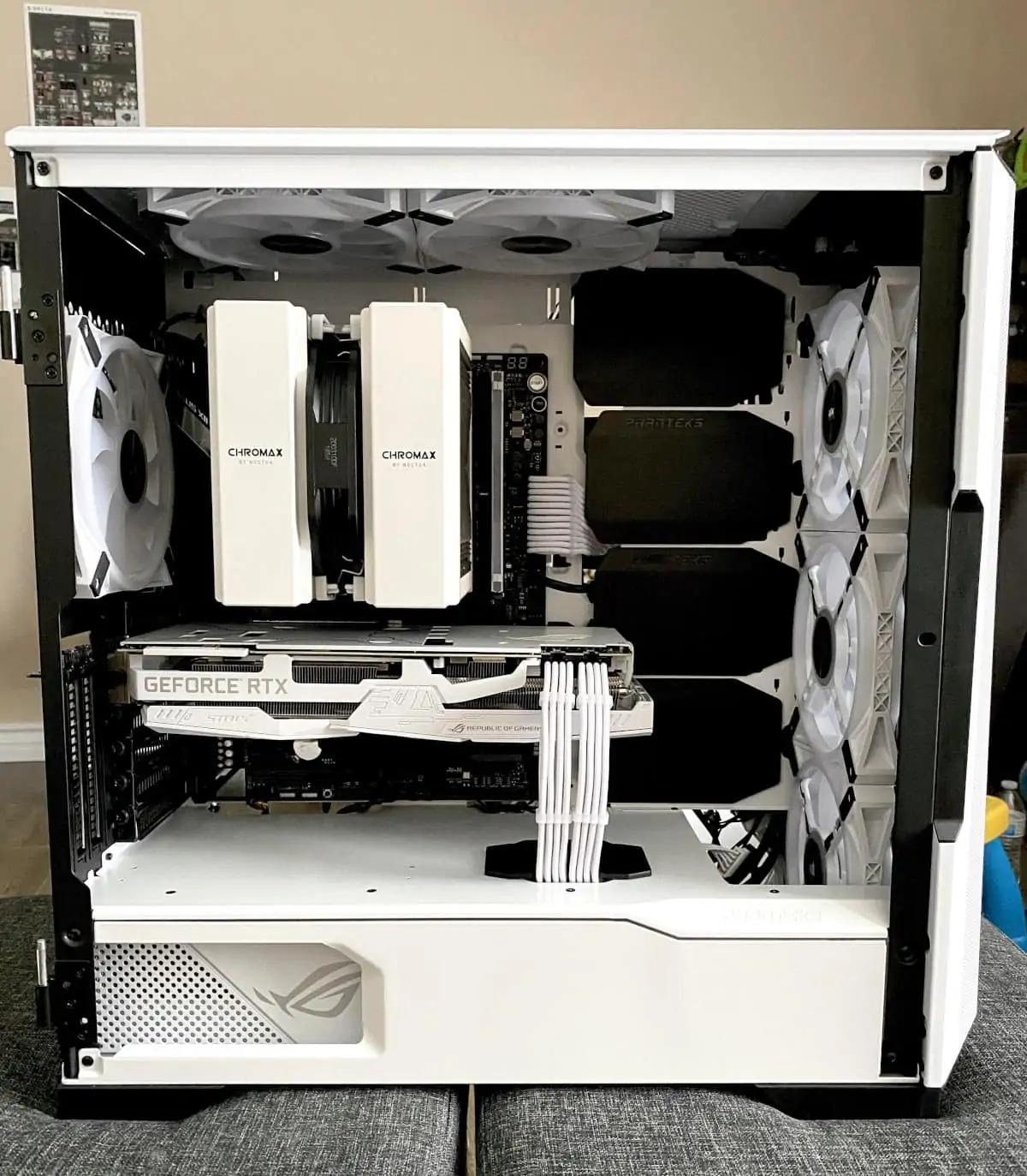 Phanteks P500A build example