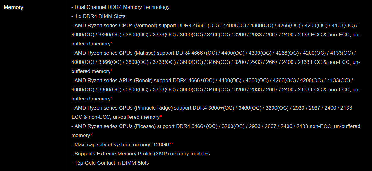 RAM manual