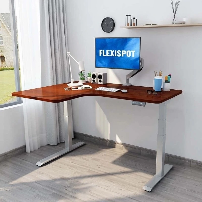 FlexiSpot L-Shaped Electric Height Adjustable Standing Desk