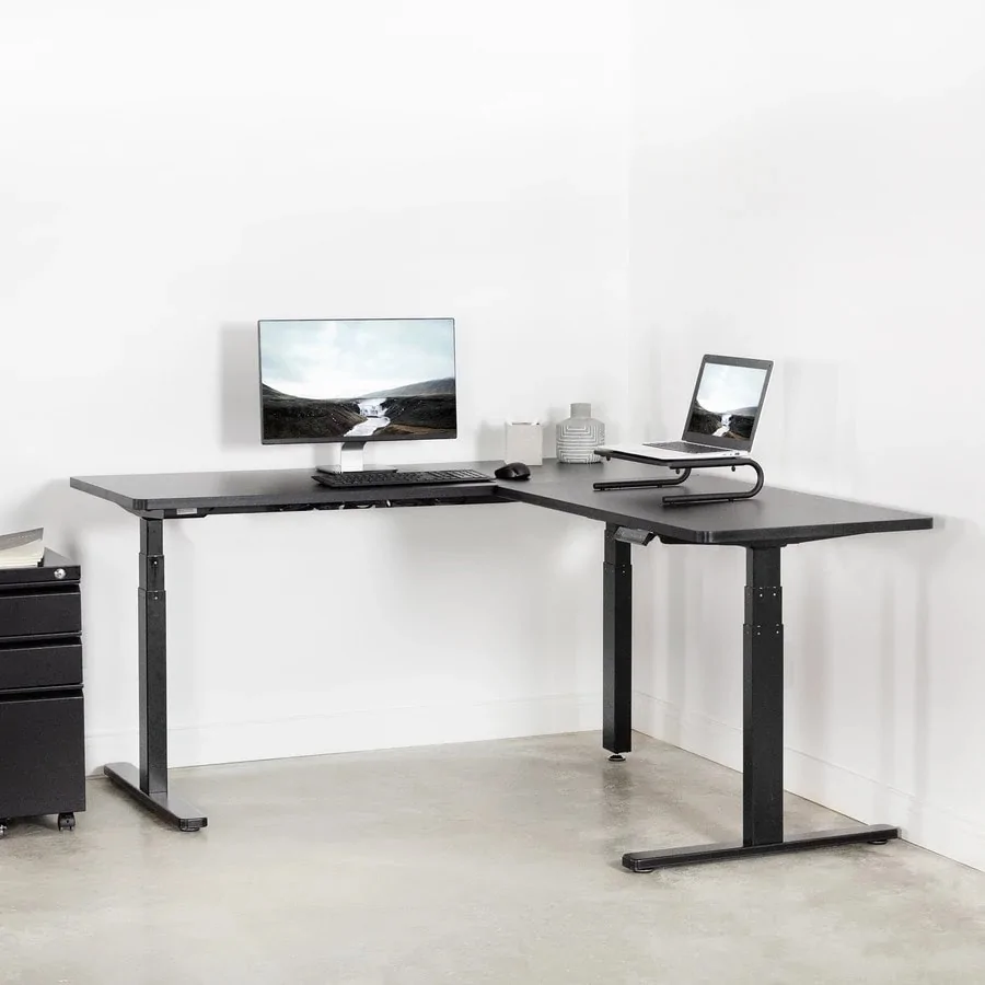 VIVO Corner Stand Up Desk