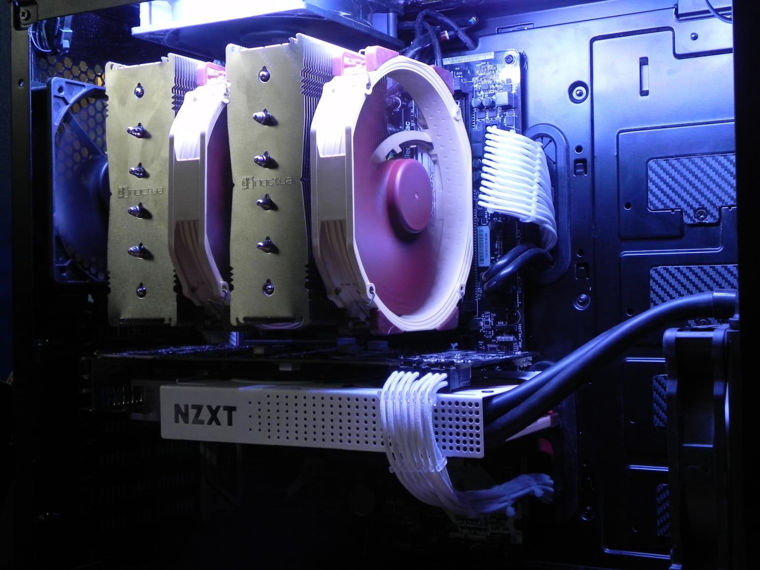 CPU cooler and fans