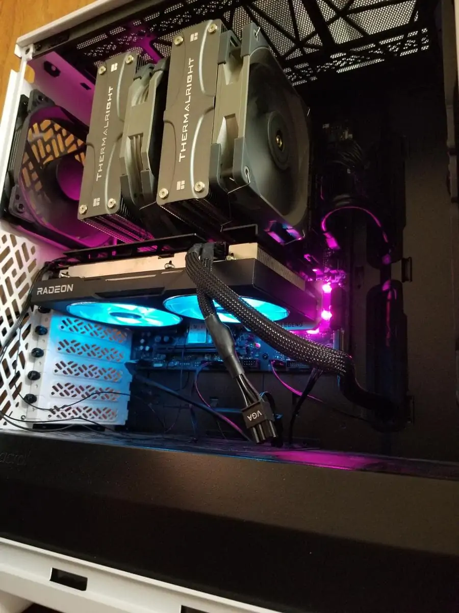 Micro-ATX in ATX case with PSU shroud