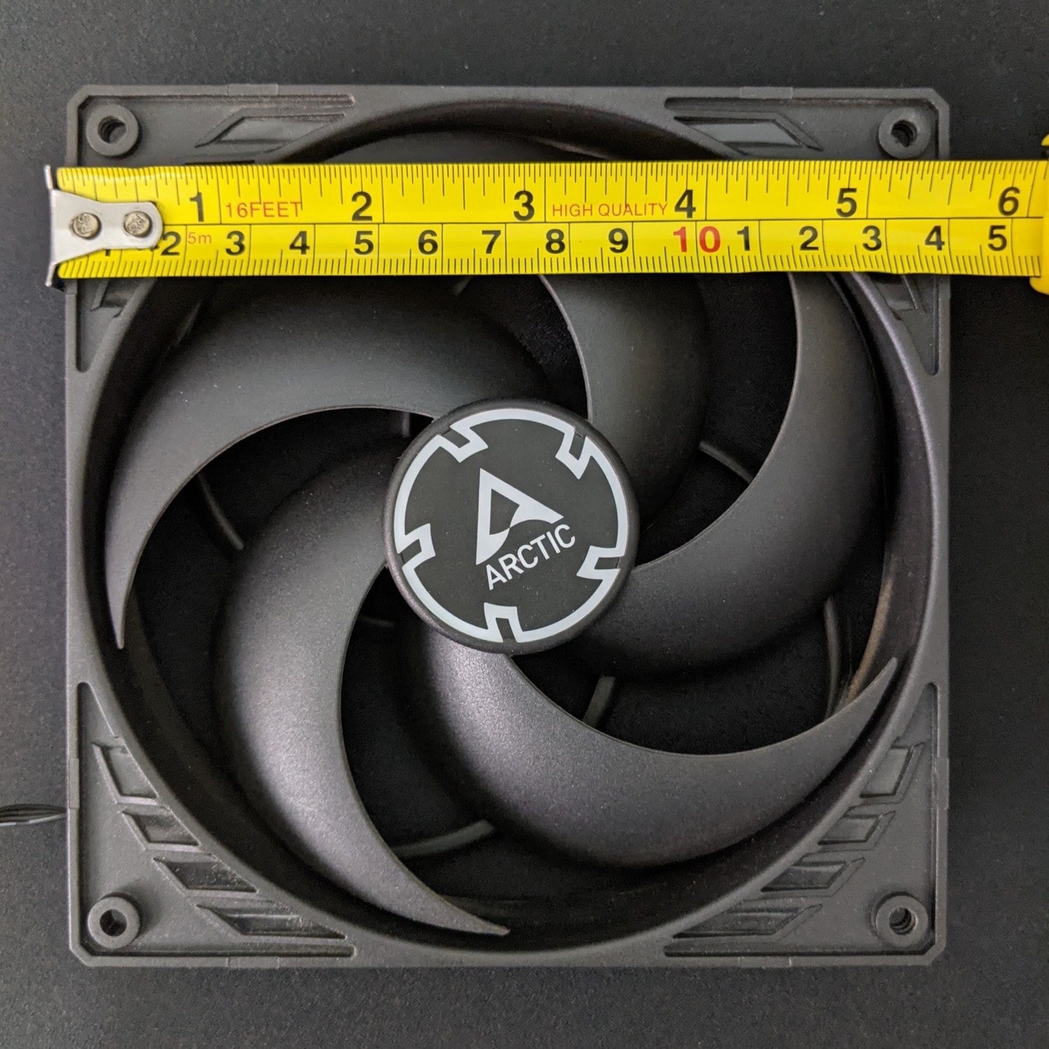 Measuring PC case fan