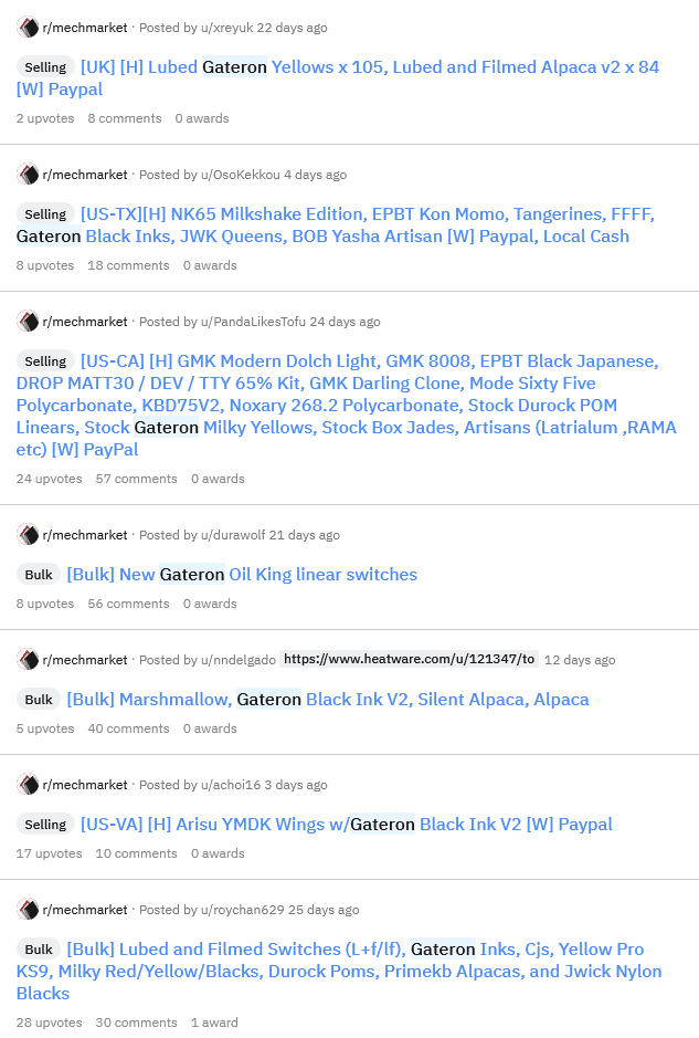 r/mechmarket