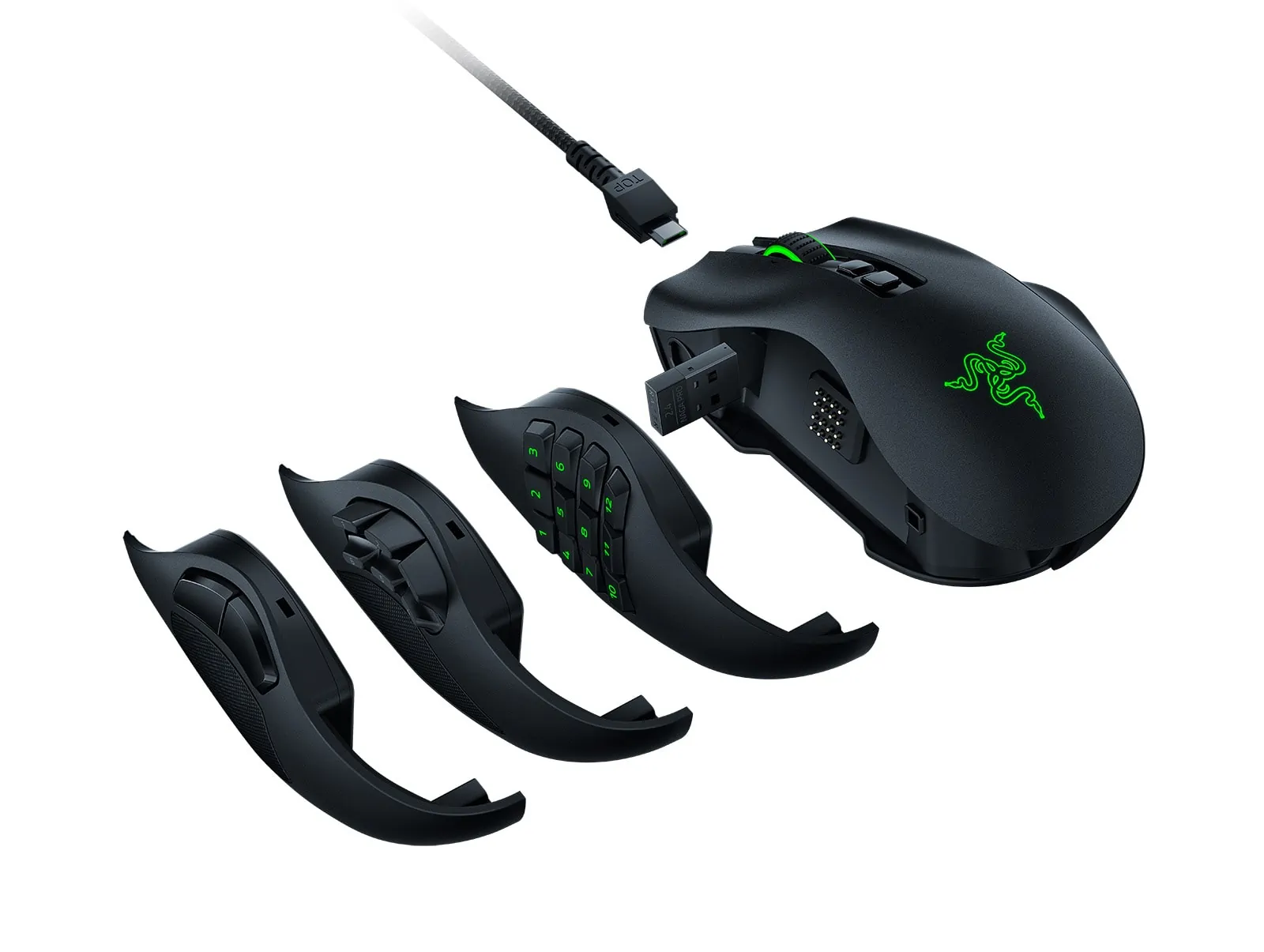 razer naga pro interchangeable side plates