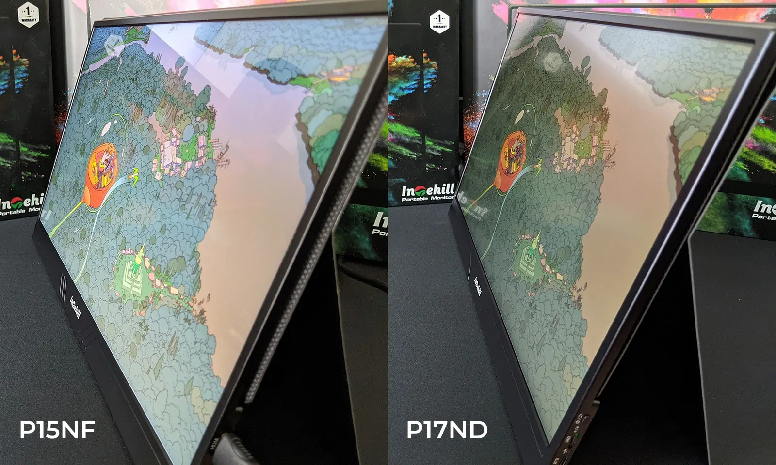intehill monitors viewing angles