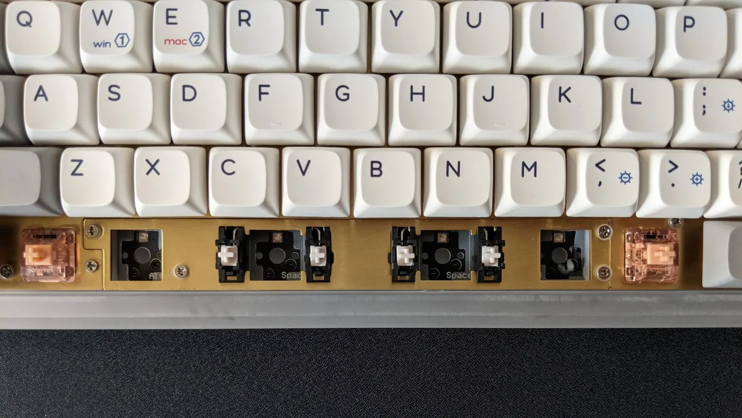 Split spacebar