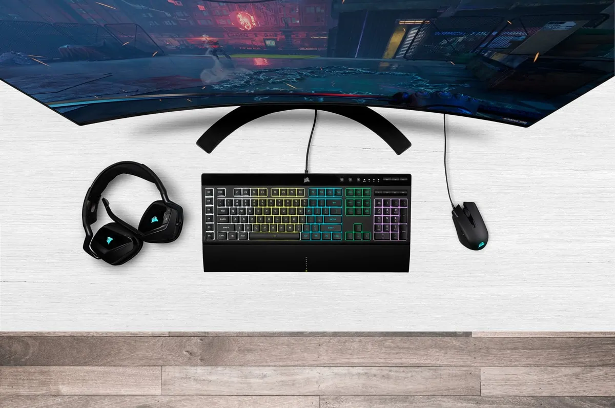 Corsair K55 RGB Pro + Harpoon RGB Pro