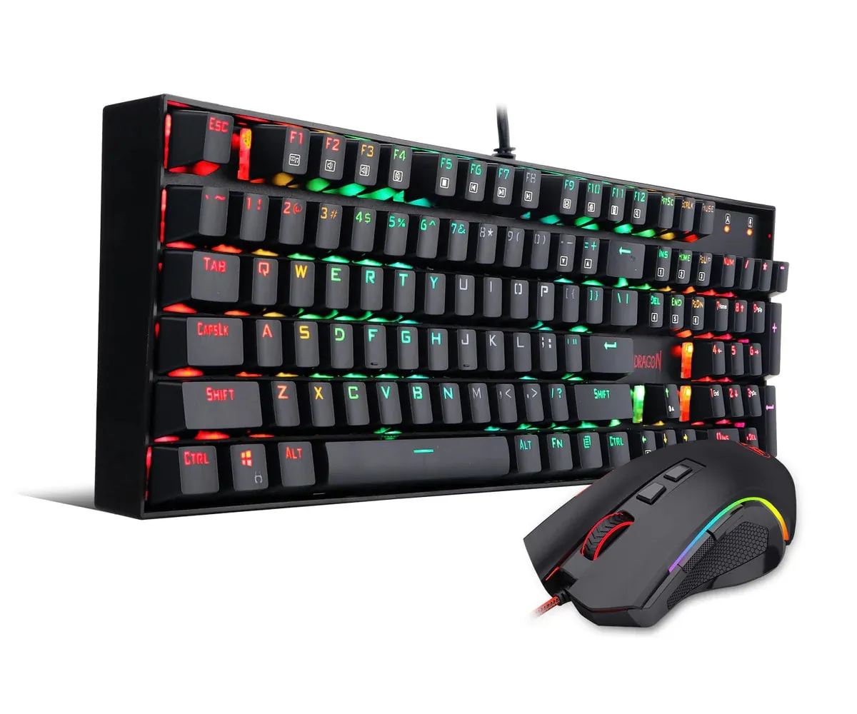 Redragon K551-RGB-BA Mechanical Gaming Keyboard and Mouse