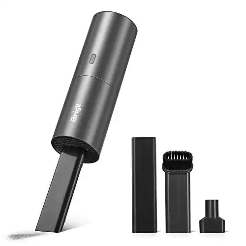Brigii Mini Vacuum Cleaner, USB Rechargeable Dust Buster and Blower 2 in 1