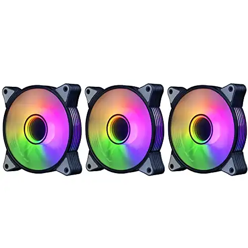 aigo AR12 Pro 120mm PWM Case Fans (3 Pack)