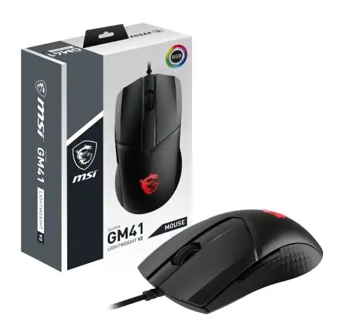 MSI Clutch GM41 Lightweight V2 Gaming Mouse