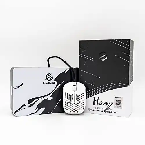 G-Wolves Hati Hsk Wired (White) Gaming Mouse