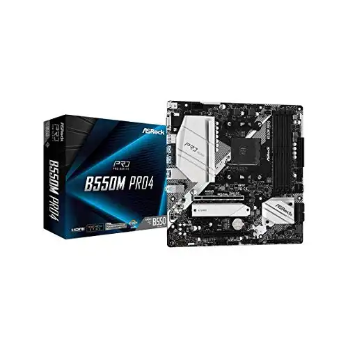 ASRock B550M PRO4 Micro ATX AMD Motherboard