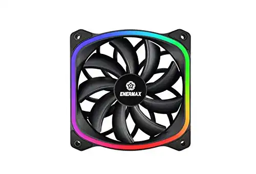 Enermax Squa RGB PWM 120mm Case Fan, Single Pack