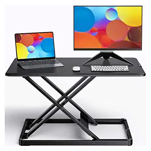 ErGear Standing Desk Converter Height Adjustable Stand Up Desktop Riser