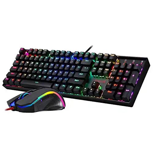 Redragon K551-RGB-BA Mechanical Gaming Keyboard and Mouse