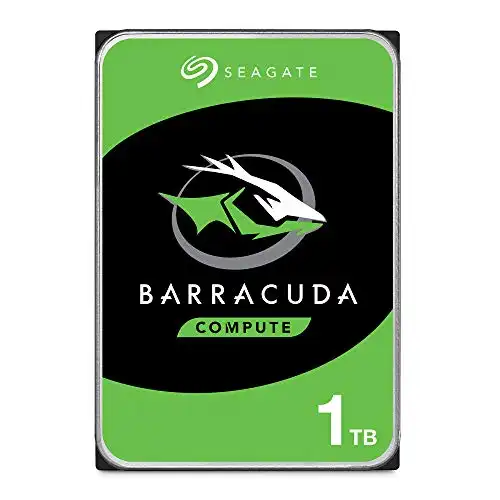 Seagate BarraCuda 1TB Internal HDD - 3.5" SATA 7200 RPM