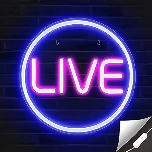 Lumoonosity LIVE Neon Signs LED  Lights