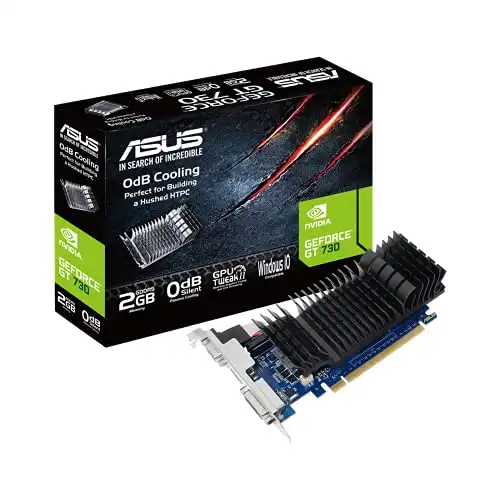 ASUS GeForce GT 730 2GB GDDR5 Low Profile Graphics Card