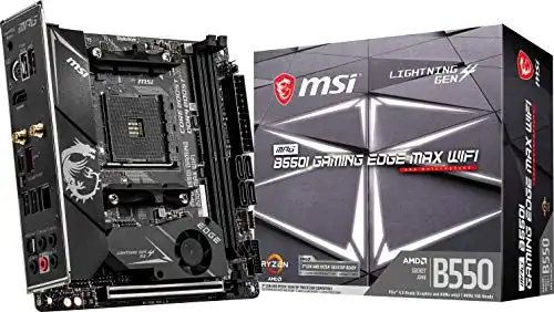 MSI MPG B550I Gaming Edge MAX WiFi Gaming Motherboard (AMD AM4)