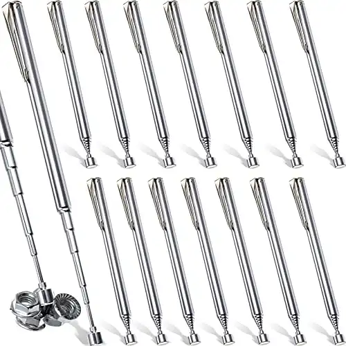 Telescoping Magnetic Pick-Up Tool for Screws Nuts Pins