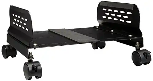 IO Crest Mobile Desktop Computer Tower Stand
